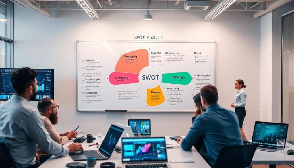 Analyse SWOT entreprise technologique