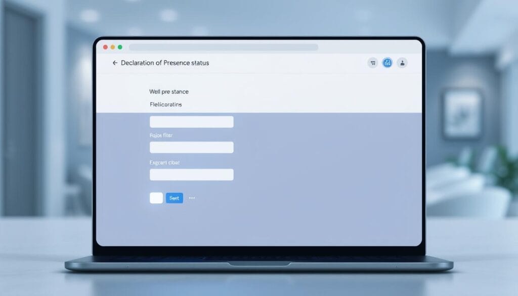 A-modern-minimalist-illustration-of-an-online-declaration-of-presence-status.-A-sleek-1024x585 Comment utiliser SYLAé : guide étape par étape pour les professionnels