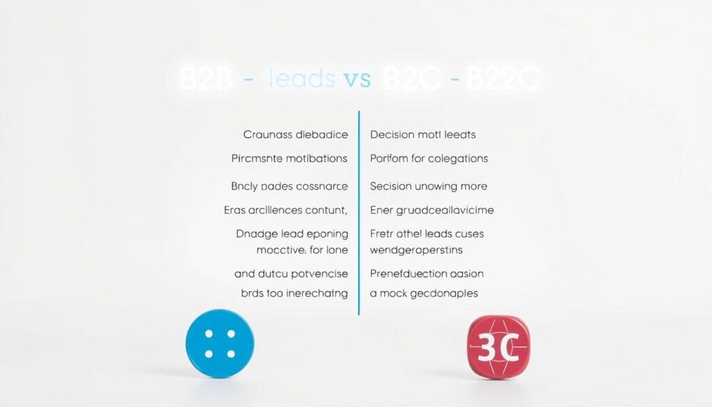 Comparaison leads B2B et B2C Comparaison leads B2B et B2C