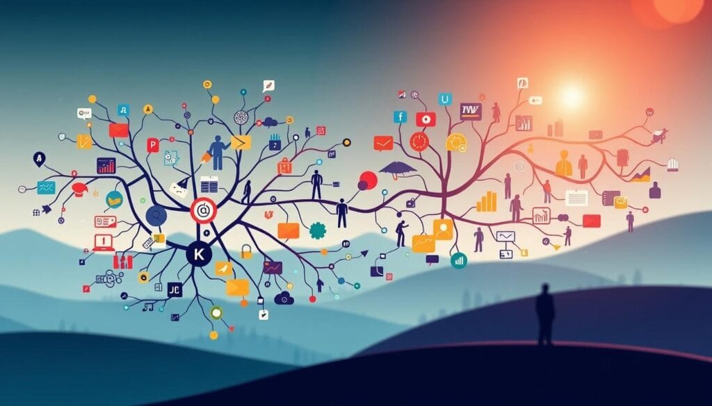 Formations-metiers-en-K-a-vibrant-conceptual-illustration-showcasing-diverse-career-paths.-In-1024x585 Métiers en K : Les Meilleurs Exemples pour Réussir