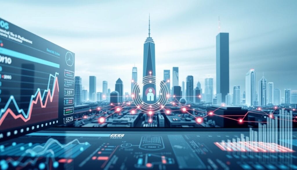 Sleek and modern advanced targeting methods, showcased in a high-tech digital landscape. In the foreground, a data visualization dashboard with interactive charts and graphs, illuminated by a soft, cool-toned lighting. In the middle ground, wireframe representations of targeted audience segments, connected by glowing lines and algorithms. The background features a minimalist, futuristic cityscape, with towering skyscrapers and holographic displays, conveying a sense of innovation and precision. The overall atmosphere is one of efficiency, sophistication, and data-driven decision-making, reflecting the best practices for effective PPC lead generation campaigns.