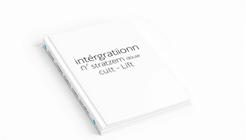 A sleek, minimalist ebook cover design with a clean white background and a soft, warm lighting. The front cover features the French title "Intégration ebook stratégie marketing" in a modern sans-serif typeface, with the text elegantly arranged to create a sense of balance and visual interest. The design subtly incorporates marketing-related icons or graphic elements, such as charts, graphs, or symbols, to reinforce the subject matter. The overall aesthetic is sophisticated, professional, and designed to appeal to a business-oriented audience interested in effective marketing strategies. A sleek, minimalist ebook cover design with a clean white background and a soft, warm lighting. The front cover features the French title "Intégration ebook stratégie marketing" in a modern sans-serif typeface, with the text elegantly arranged to create a sense of balance and visual interest. The design subtly incorporates marketing-related icons or graphic elements, such as charts, graphs, or symbols, to reinforce the subject matter. The overall aesthetic is sophisticated, professional, and designed to appeal to a business-oriented audience interested in effective marketing strategies.