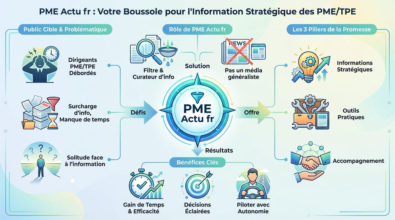 Dirigeant de PME consultant PME-Actu.fr pour sa veille stratégique et ses décisions