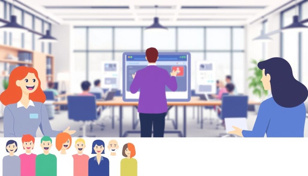 A vibrant, dynamic illustration depicting the benefits of automated customer follow-up for a business. In the foreground, a stylized, minimalist graphic shows a series of happy, satisfied customers. The middle ground features a sleek, automated system efficiently managing customer interactions. The background showcases a modern, well-designed office space, filled with natural light and a sense of productivity. The overall composition conveys the streamlined efficiency, time-saving, and improved customer relationships that result from implementing an automated customer follow-up system. A vibrant, dynamic illustration depicting the benefits of automated customer follow-up for a business. In the foreground, a stylized, minimalist graphic shows a series of happy, satisfied customers. The middle ground features a sleek, automated system efficiently managing customer interactions. The background showcases a modern, well-designed office space, filled with natural light and a sense of productivity. The overall composition conveys the streamlined efficiency, time-saving, and improved customer relationships that result from implementing an automated customer follow-up system.