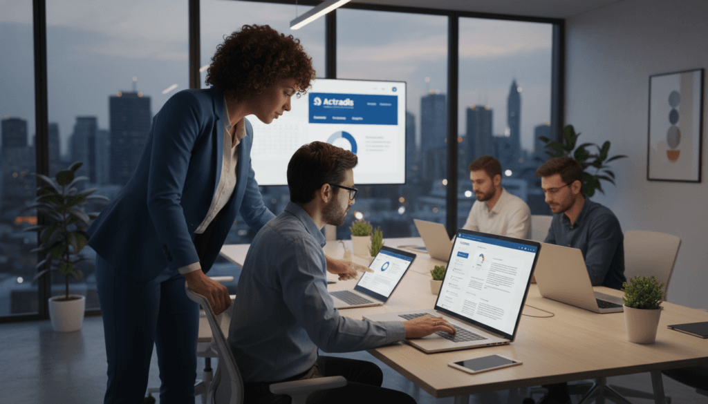 historique et mission de la plateforme Actradis