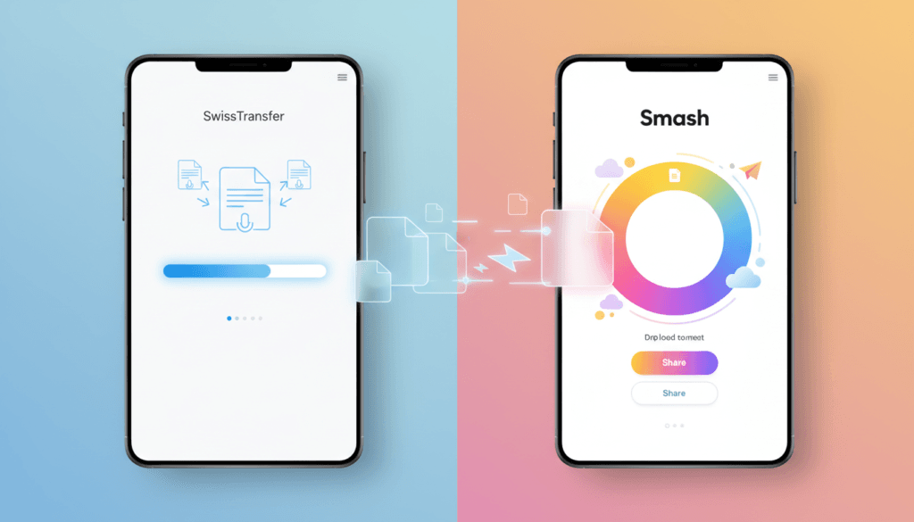 comparaison swisstransfer smash