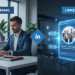 cold email vs linkedin