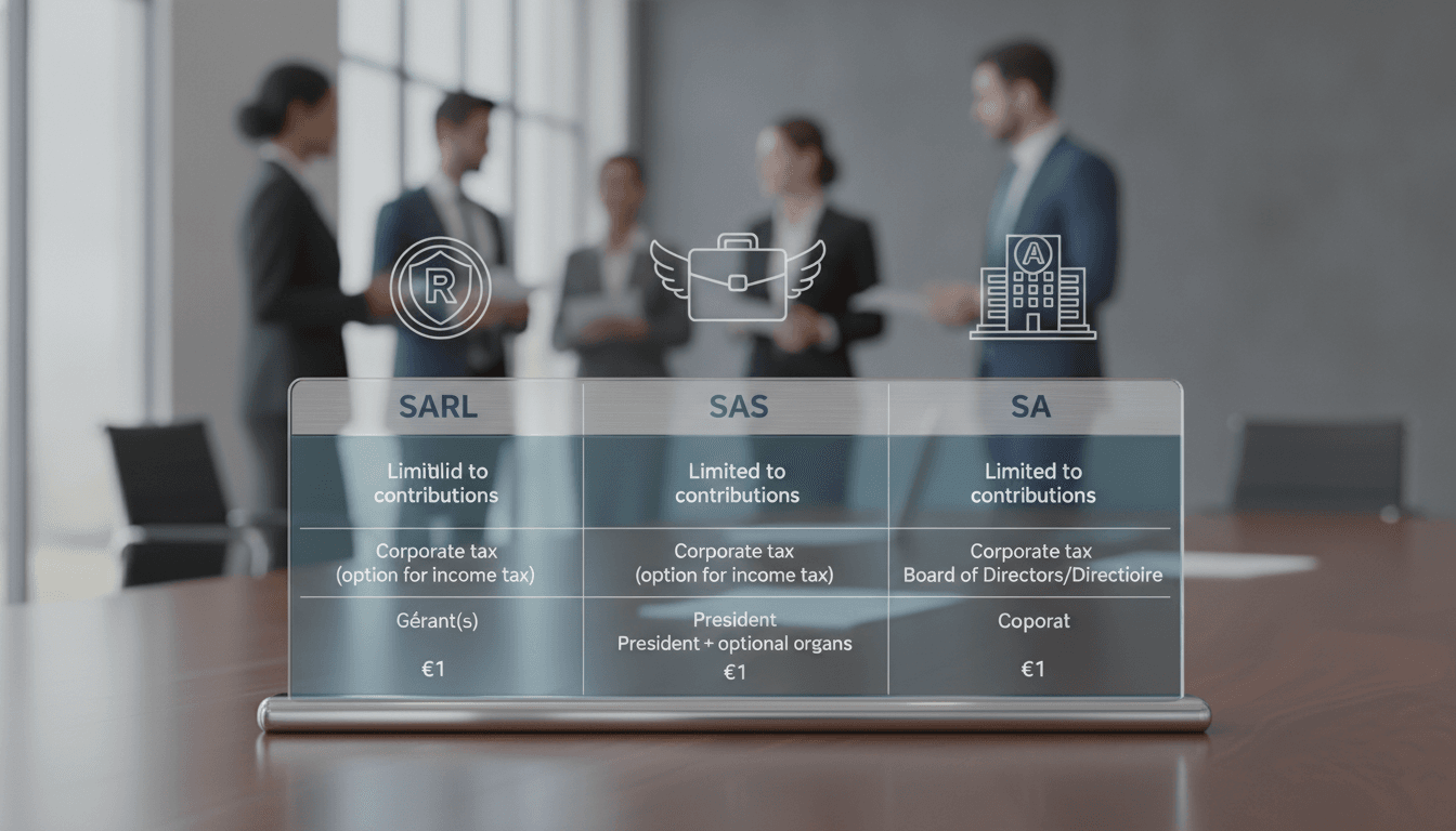 statut juridique entreprise tableau