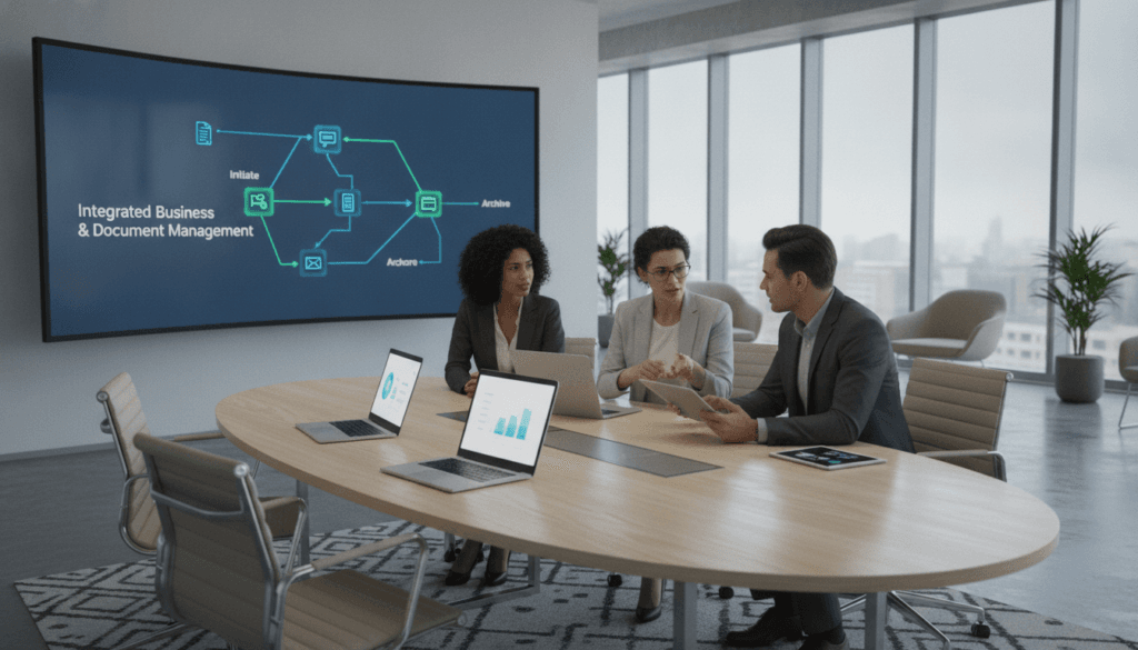 Intégration aux processus métiers et gestion documentaire