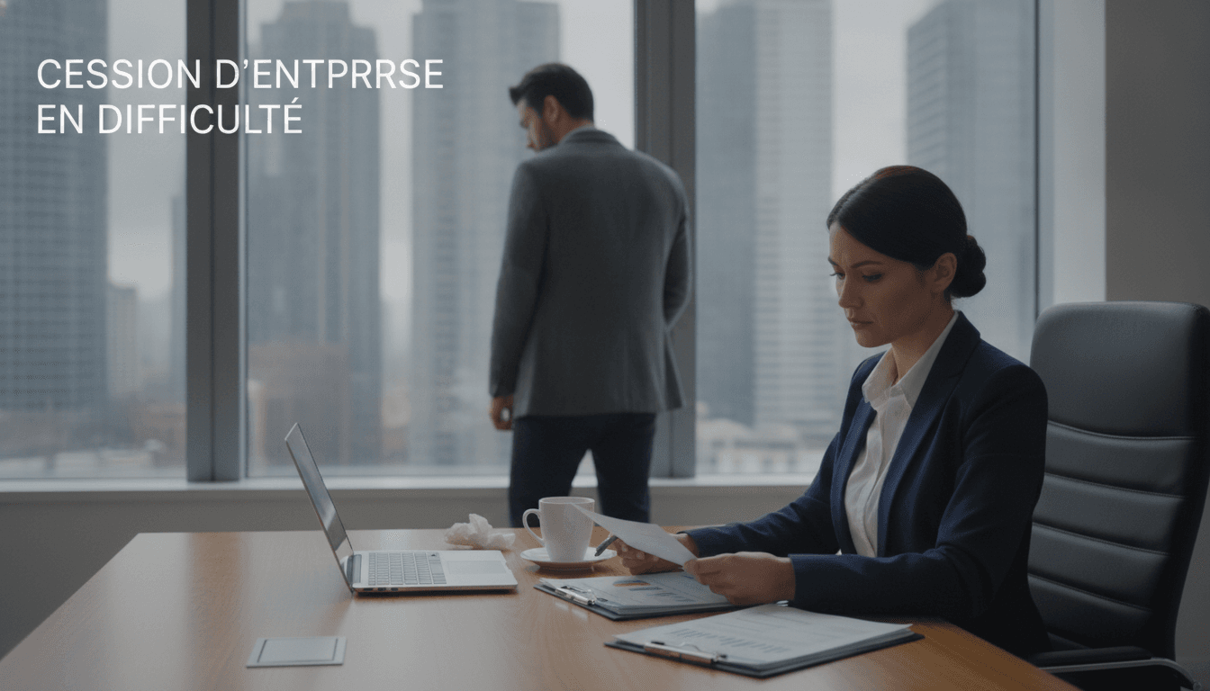 cession d'entreprise en difficulté